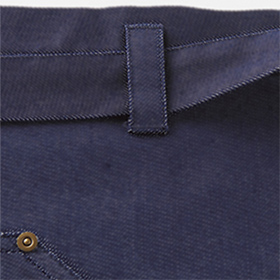 フロントひも通し