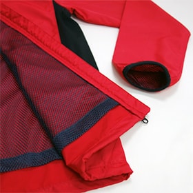 7068-01　胴裏から袖裏まで総裏地（メッシュ）