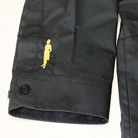 袖口刺繍 高さ4cm