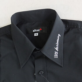 衿胸/刺繍、袖/プリント